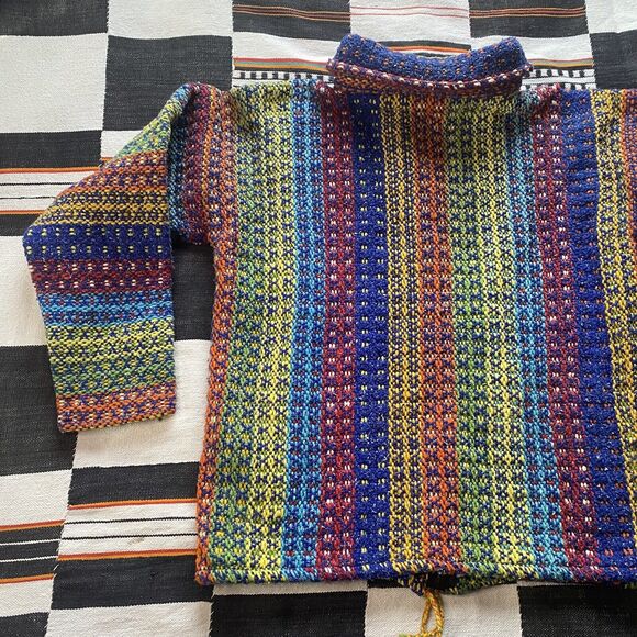 Vintage Spirit Of The Andes Wool Blend Zip Up Sweater Coat. M/L. Pockets! - Picture 11 of 16